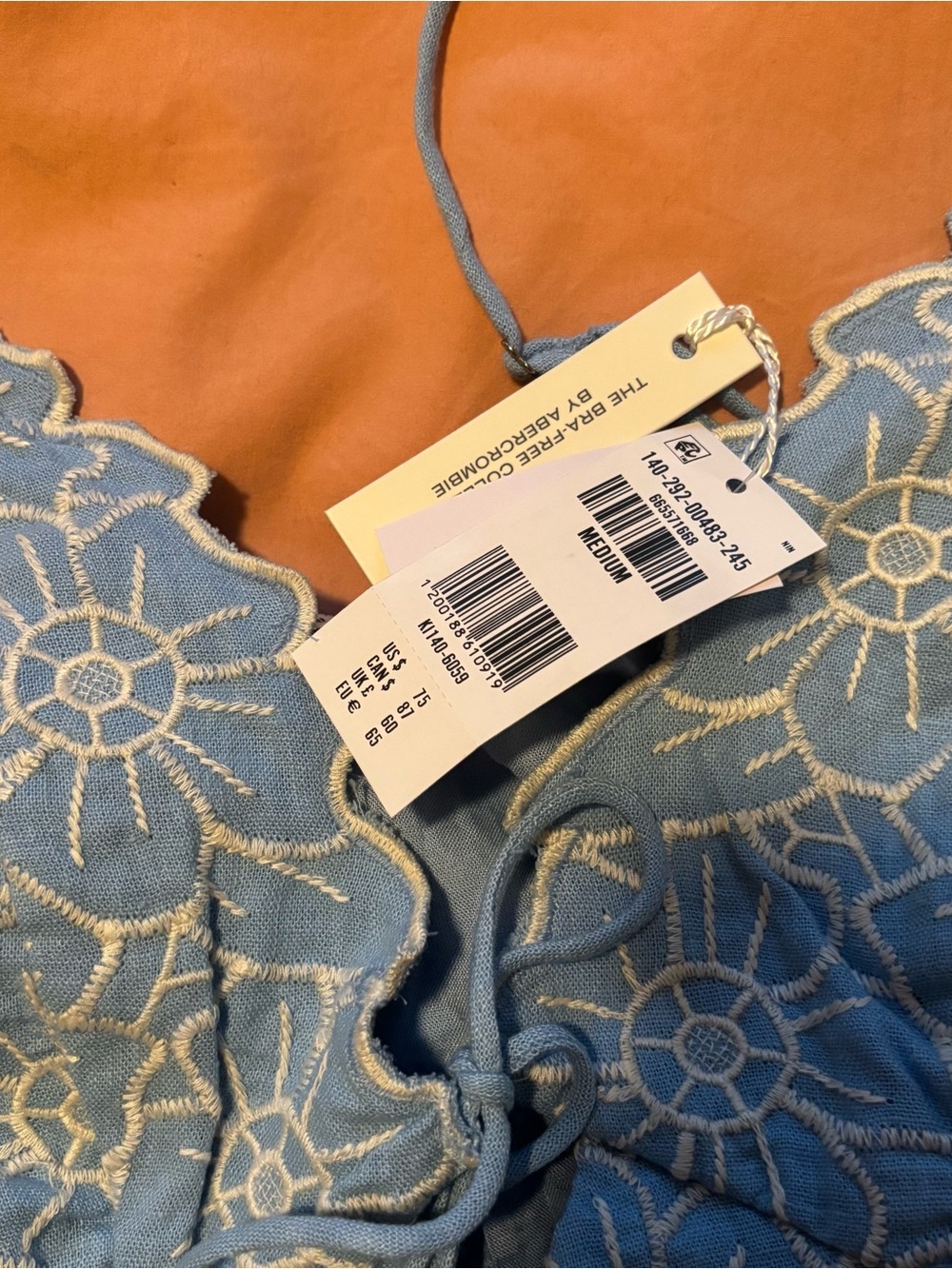 A&F Bella Bra-Free Linen-Blend Cami - Picture 4 of 4
